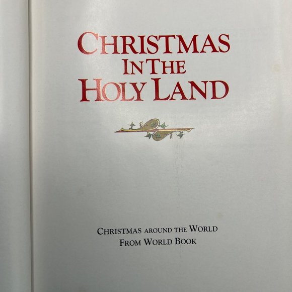 Christmas in the Holy Land World Book 1987 The Holy Bible Revised Standard Ed. - Picture 3 of 6